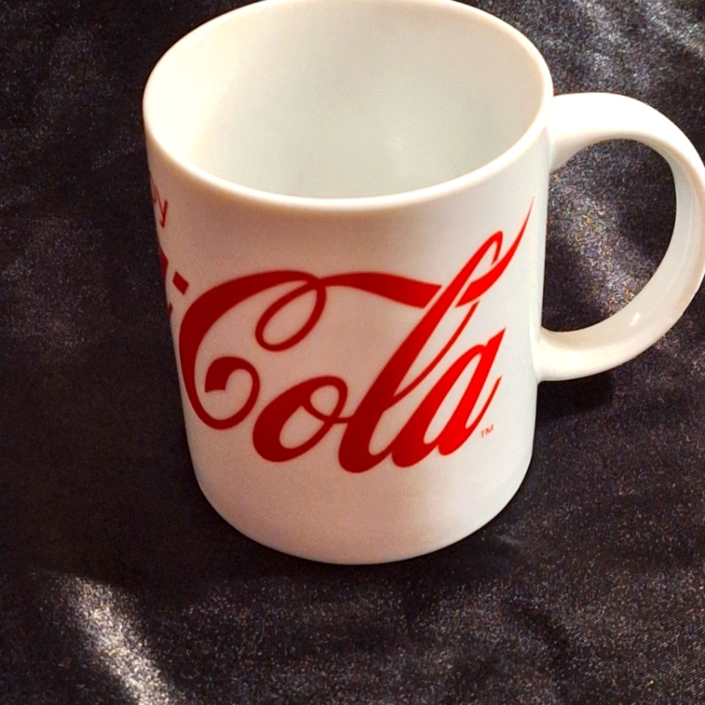 Vintage Coca-Cola Coffee Cup~Mug~Gibson~Red & White~Enjoy~Collectible